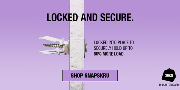 Self drill plasterboard fixings